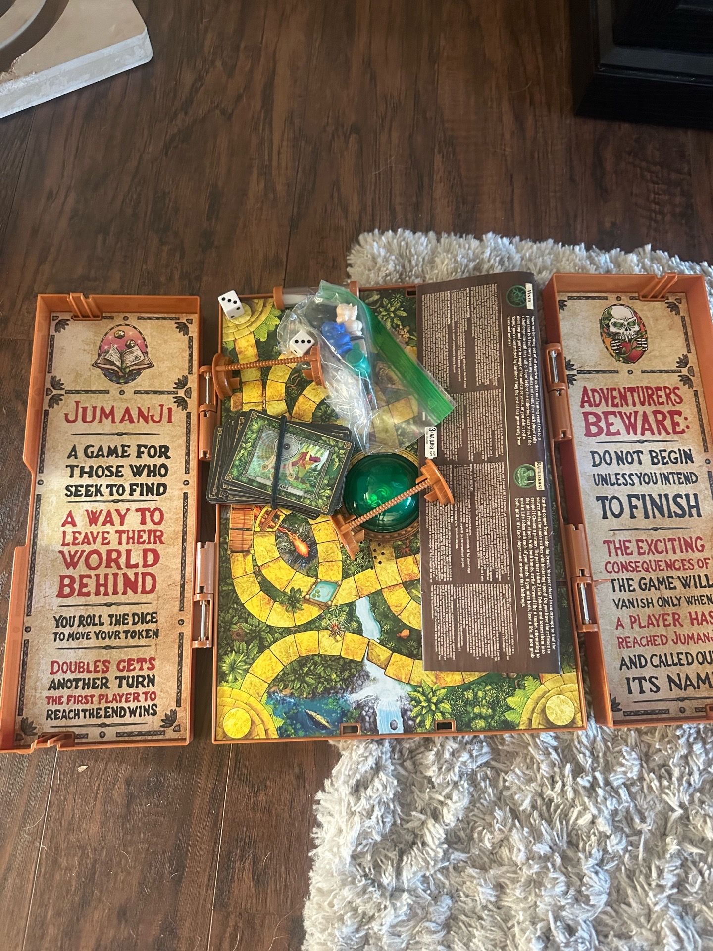 Jumanji board game