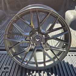 Single 19" Vorsteiner V-FF 107 Wheel - 19x9.5 +35 5x112 - Carbon Graphite