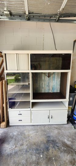 Vintage Wooden Entertainment Center TV Stand