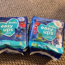 pampers easy ups training underwear size 2t to 3t