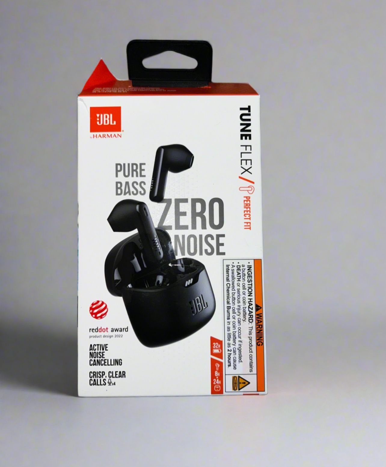 JBL Tune Flex Zero Noise Headphones Brand New Never Used - Damaged Box