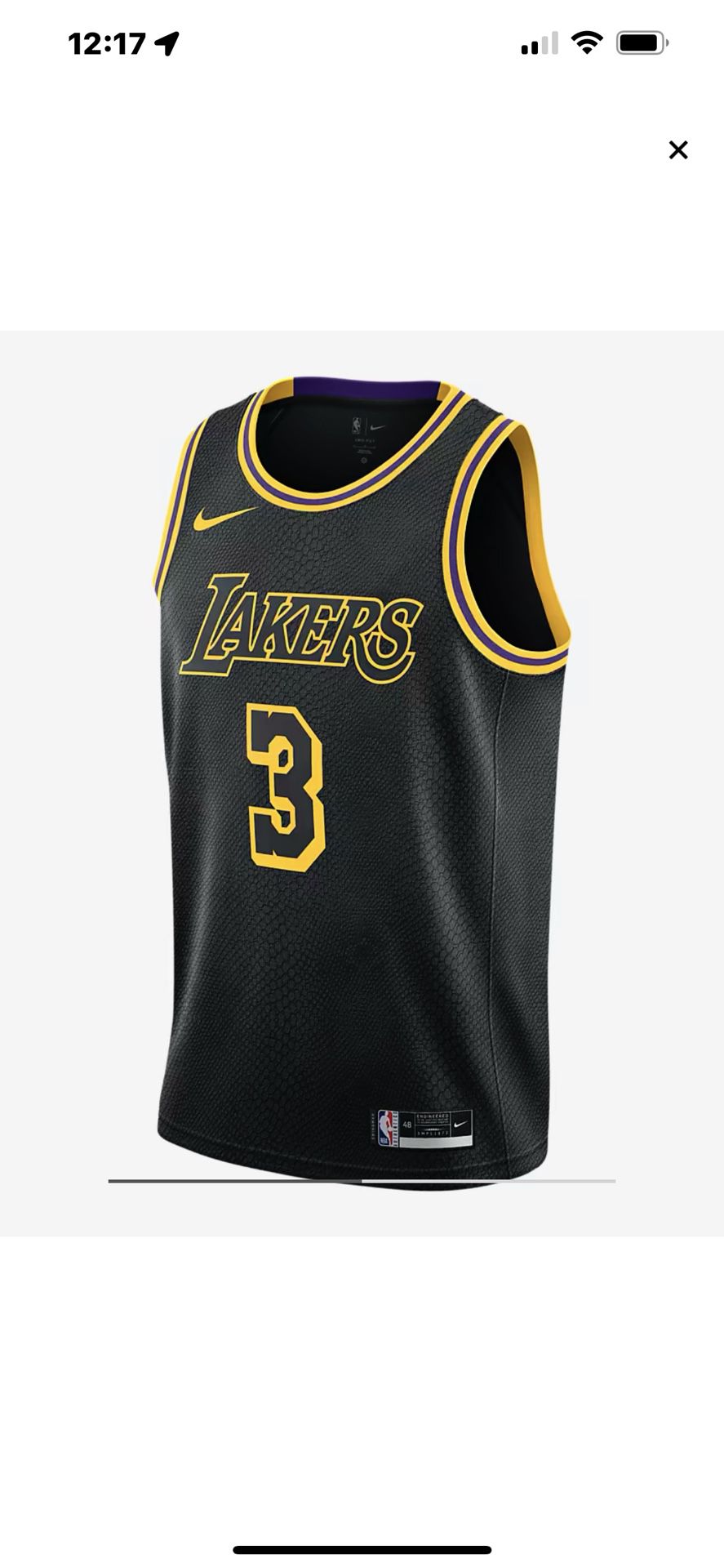 Lakers Jersey Authentic 