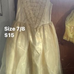 Yellow Dress Size 7/8