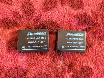 2 Camera Batteries