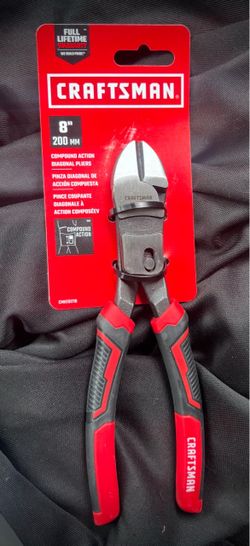 Craftsman 8" Compound Action Diagonal Cutting Pliers CMHT81718 – NEW