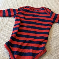 Red Striped Onesie 