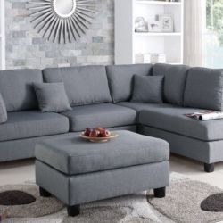 Sectional Sofa + Ottoman
