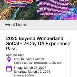 BEYOND 2 DAY GA 