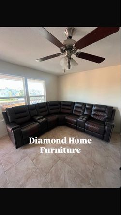 Hermoso Reclinables Sectional Brown 🔥💃🏽🌹🌺🔥💃🏽😍💃🏽