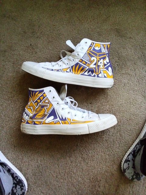 Custom Lakers Converse