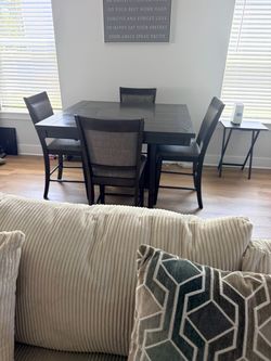 🔥 Counter-Height Dining Set + 4 Chairs — $225 OBO