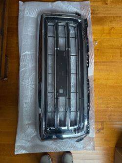 GMC Truck Front Grille Black Chrome Replacement