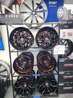 All new wheels and tires