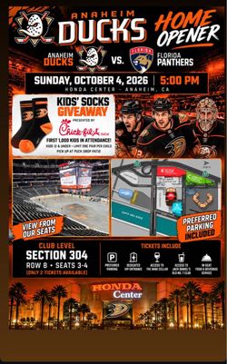 Anaheim ducks tickets