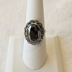 Sterling Silver Marcasite Ring
