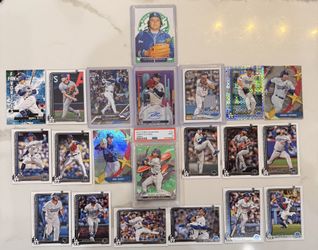 Dodgers Lot Relic Autos Numbered Cards Ohtani Rivers Freeman Sasaki RC See Pics