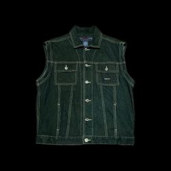Embroidered PhatFarm Denim-Vest