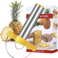 New in box Pineapple Cutter, Pineapple Corer and Slicer Tool, More Labor-Saving, Reduce Waste, Keep More Pulp and Juice, Peeler Remover Tool, Easy to 