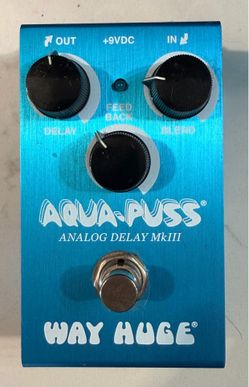 Way huge aqua puss analog delay pedal