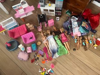 Barbie & Accessories Lot