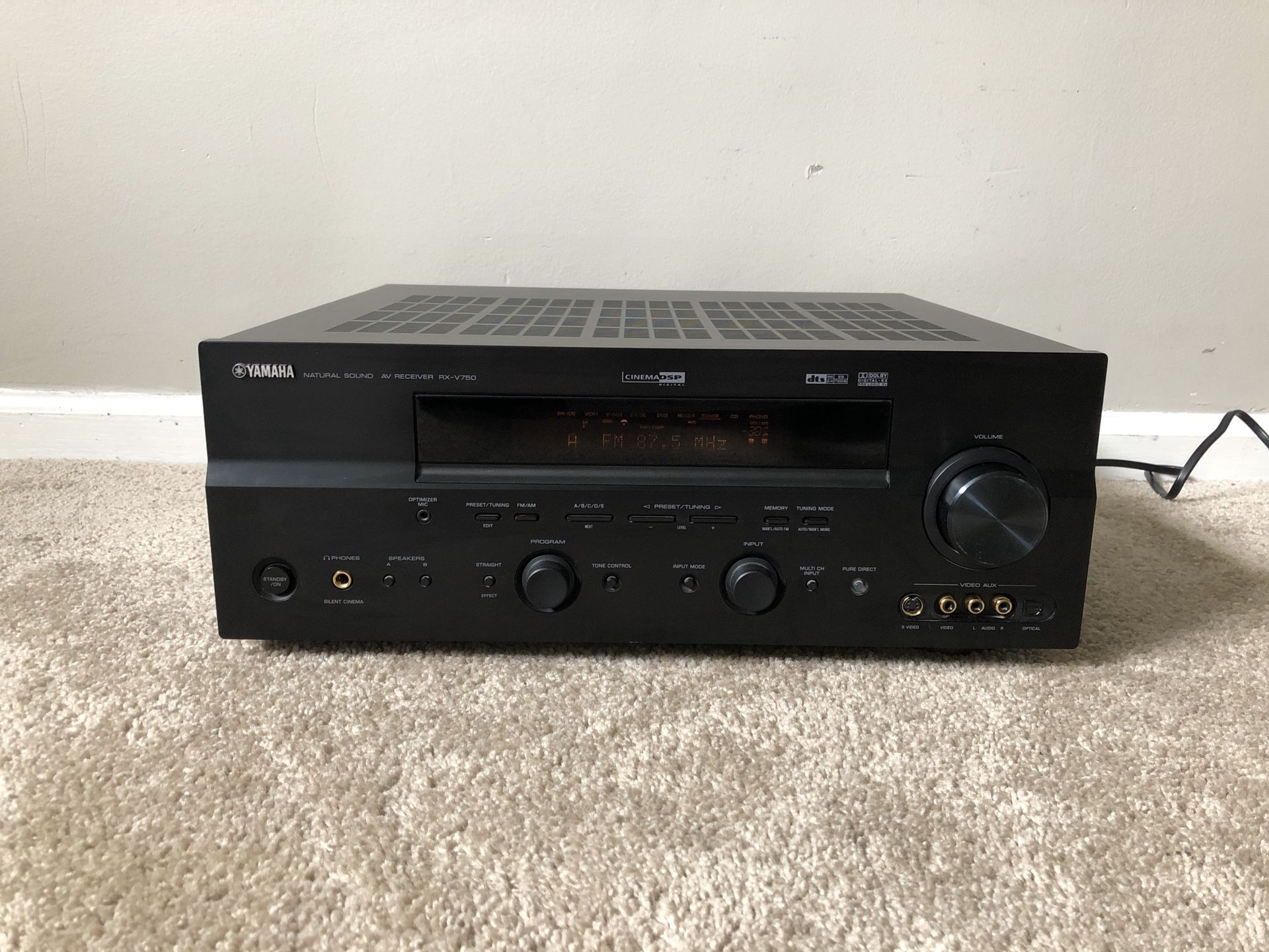 Yamaha RX-V750 7.1 Home Theater Surround Receiver