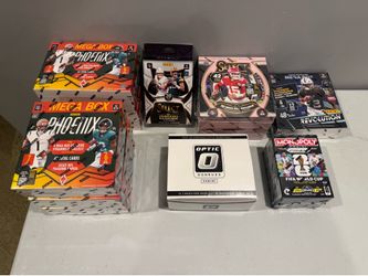 LOT OF SEALED SPORTS CARDS MEGA AND BLASTER BOXES - FOOTBALL BASKETBALL SOCCER