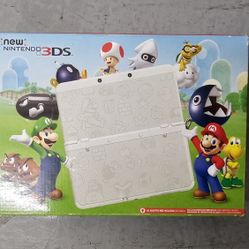 Brand New Unused Special Edition White Mario Nintendo 3DS