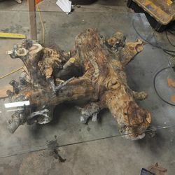 Natural Wood Coffee Table