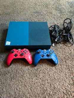 Xbox with two controllers