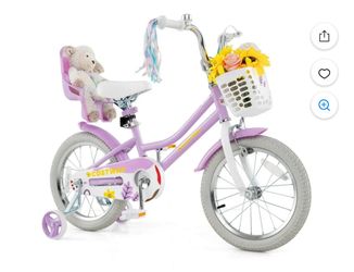 Bicicleta infantil cost way de color morado