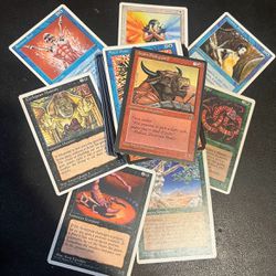 MTG Collection vintage + On! Magic The Gathering Cards 