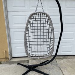 Hanging Basket Chair With Stand