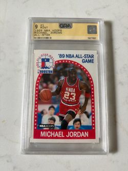 1989 NBA Hoops Michael Jordan All-Star GRA 9 Mint