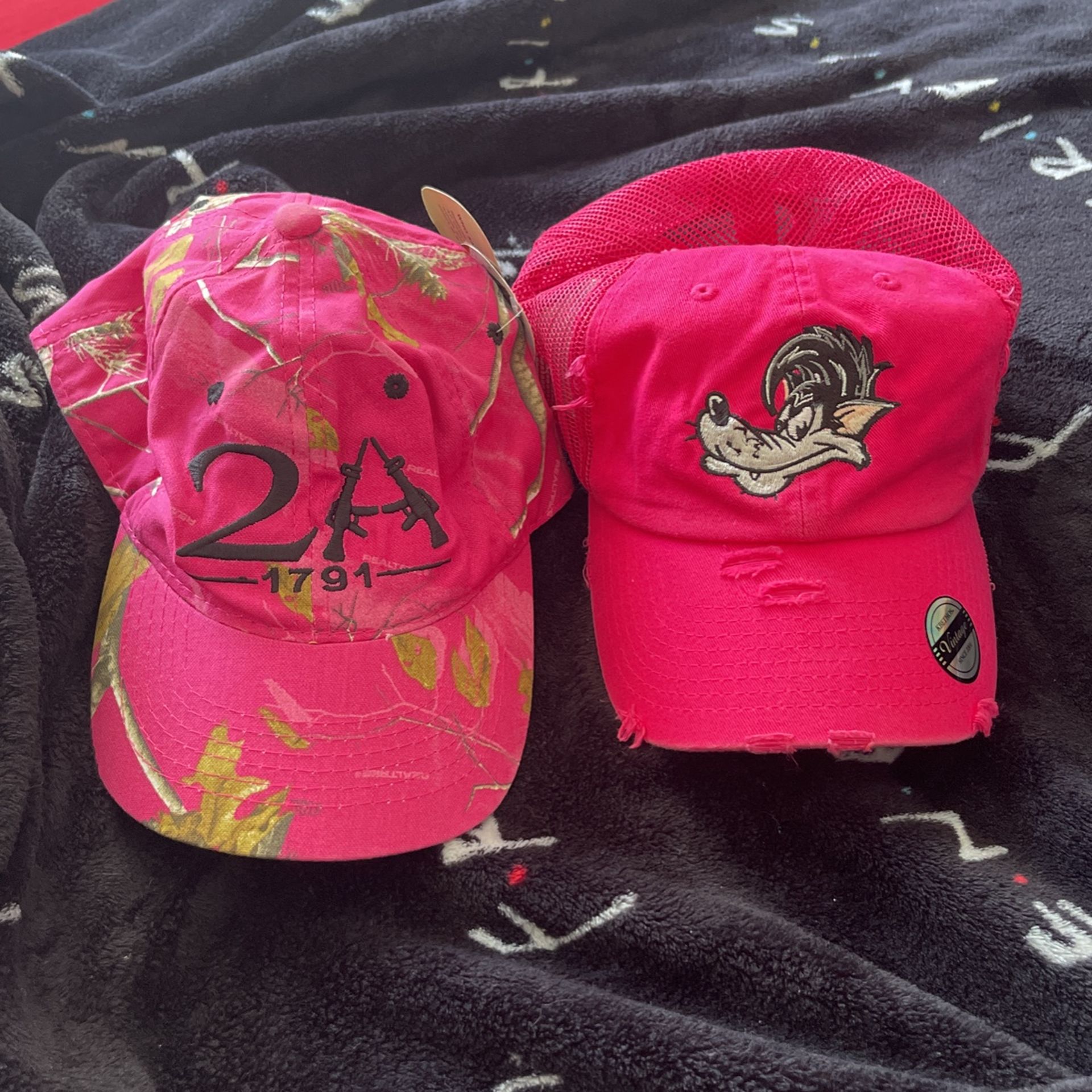 Pink Women Hats