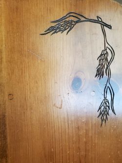 6'x4' Table with Storage Pedestal. Table folds flat to the wall.