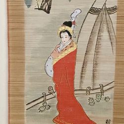 Painting On Bamboo Sheet