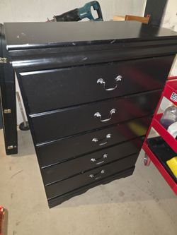 Black dresser