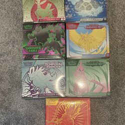 Scarlet & Violet ETBs Pokemon Shrouded Stellar Paradox Temporal