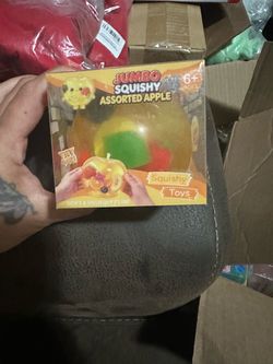 Jumbo Squishy Assorted Apple Toy