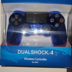 Ps4 Blue Chrome Controller 