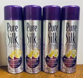 Pure Silk Rich & Luxurious Shave Cream - Plumeria Breeze (Set of 4)