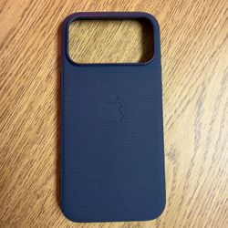Iphone 17 Pro Max Techwoven Blue Case