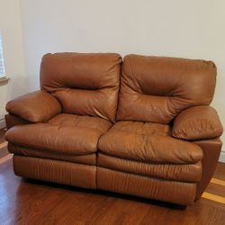 Free Leather Loveseat