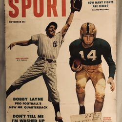 Vintage Sport Magazine Nov.1953-Yogi Berra-Great Ads, Stories and Photos VGC