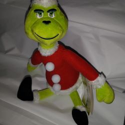 Santa Grinch Doll New