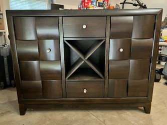 Beautiful buffet sideboard with wine storage