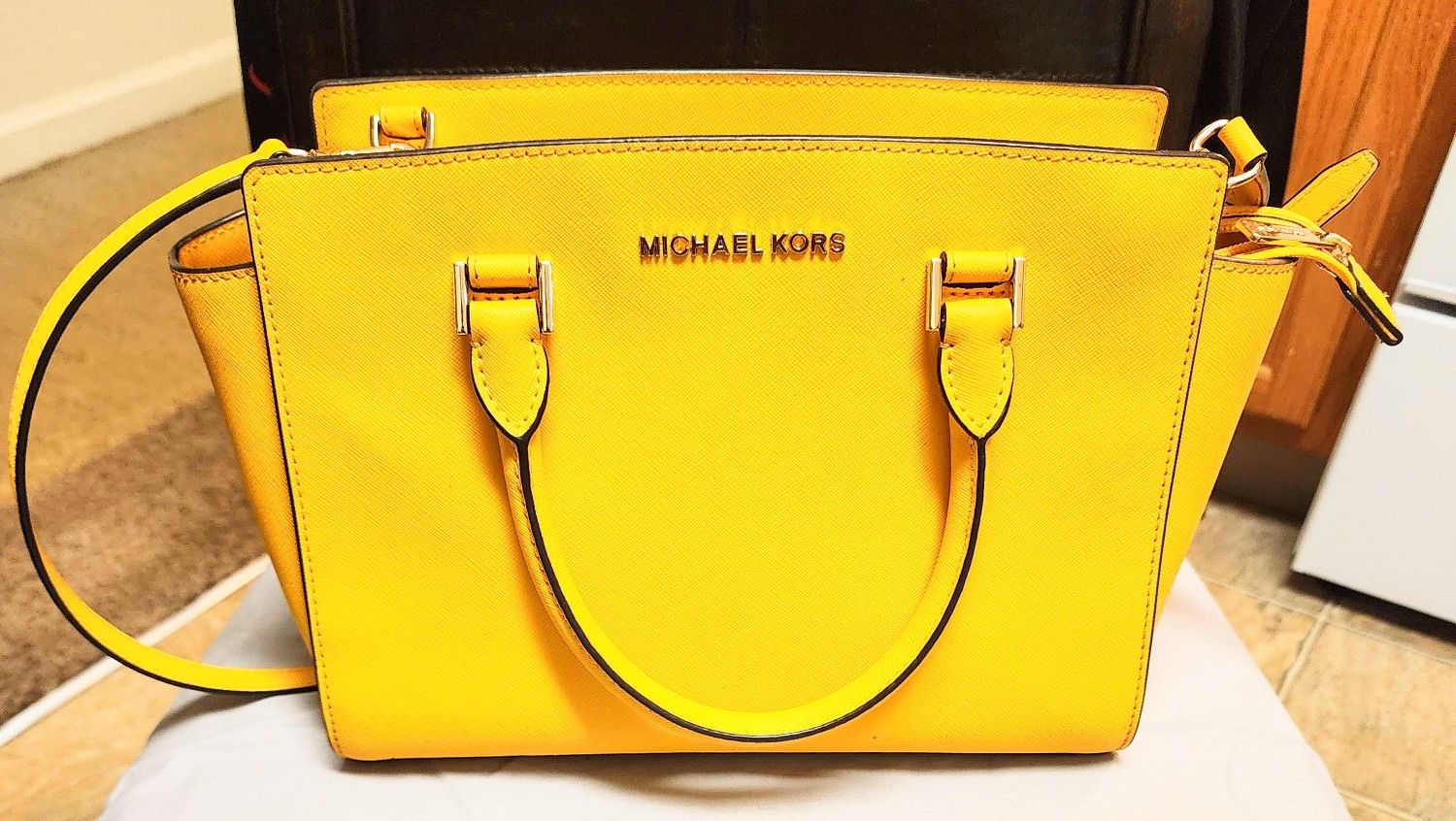 Michael Kors "Canary Yellow" Women's Cross Bag
