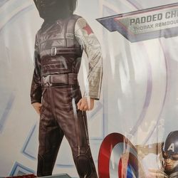 Boy Costume Size 12-14 Captain American Winter Soldier -Halloween 