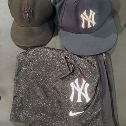 Yankee Hats And Matching Shorts