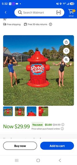 Splash zone water toy